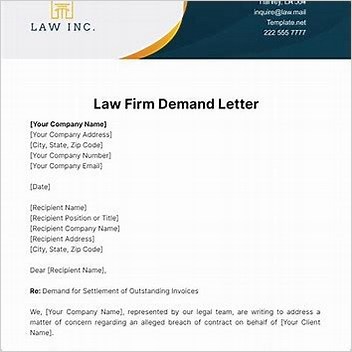 Legal Threat Demand Letter